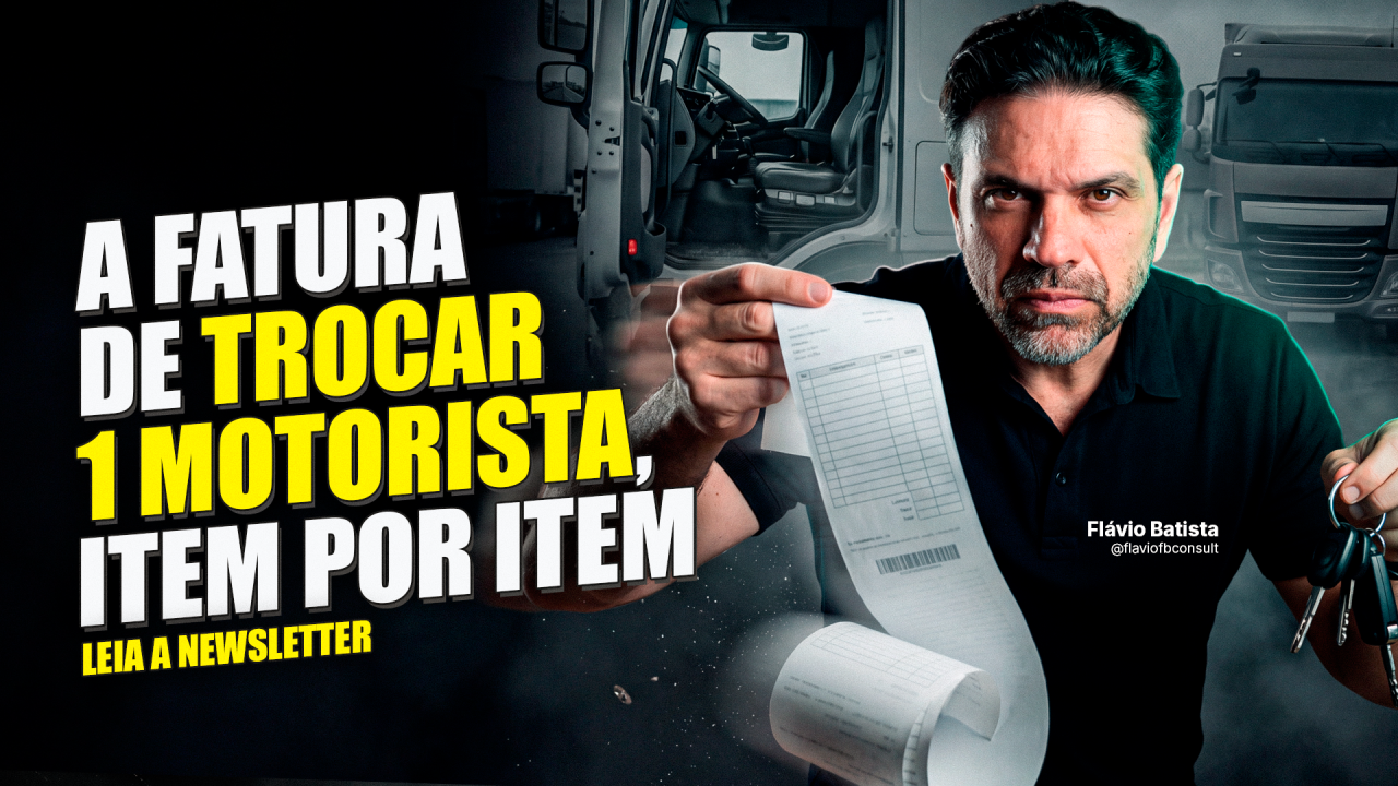 A fatura de trocar 1 motorista, item por item