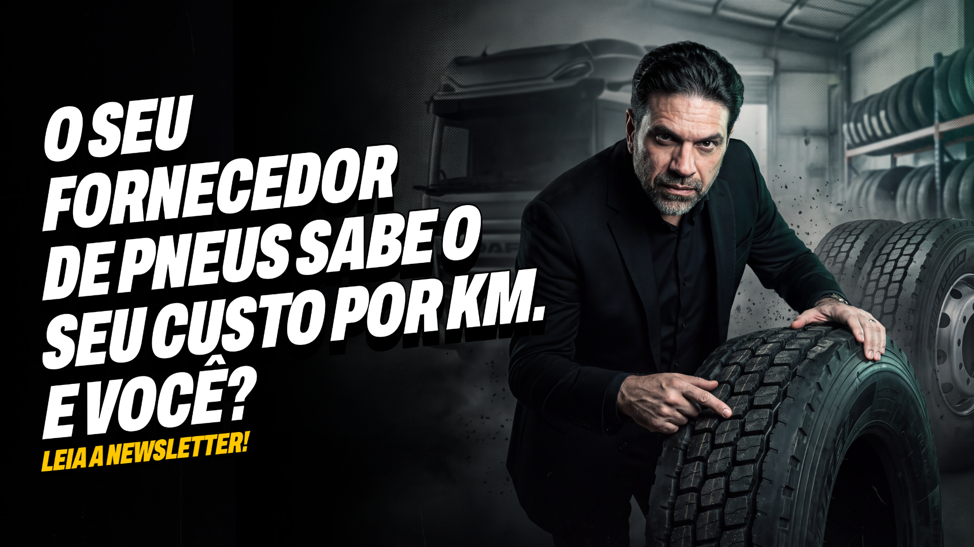 O seu fornecedor de pneu sabe o seu custo por quilômetro. E você?
