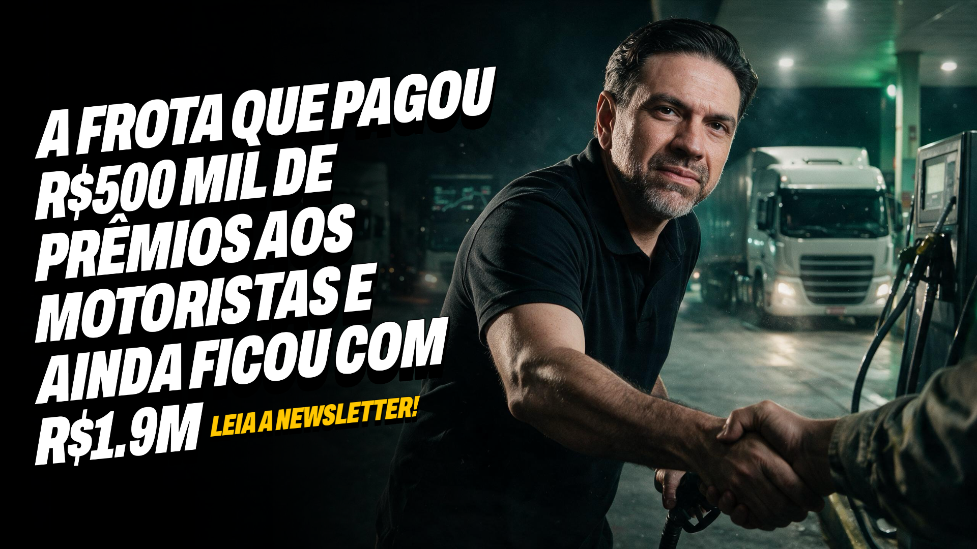 A frota que pagou R$ 500 mil de prêmio aos motoristas e ainda ficou com R$ 1,9 milhão