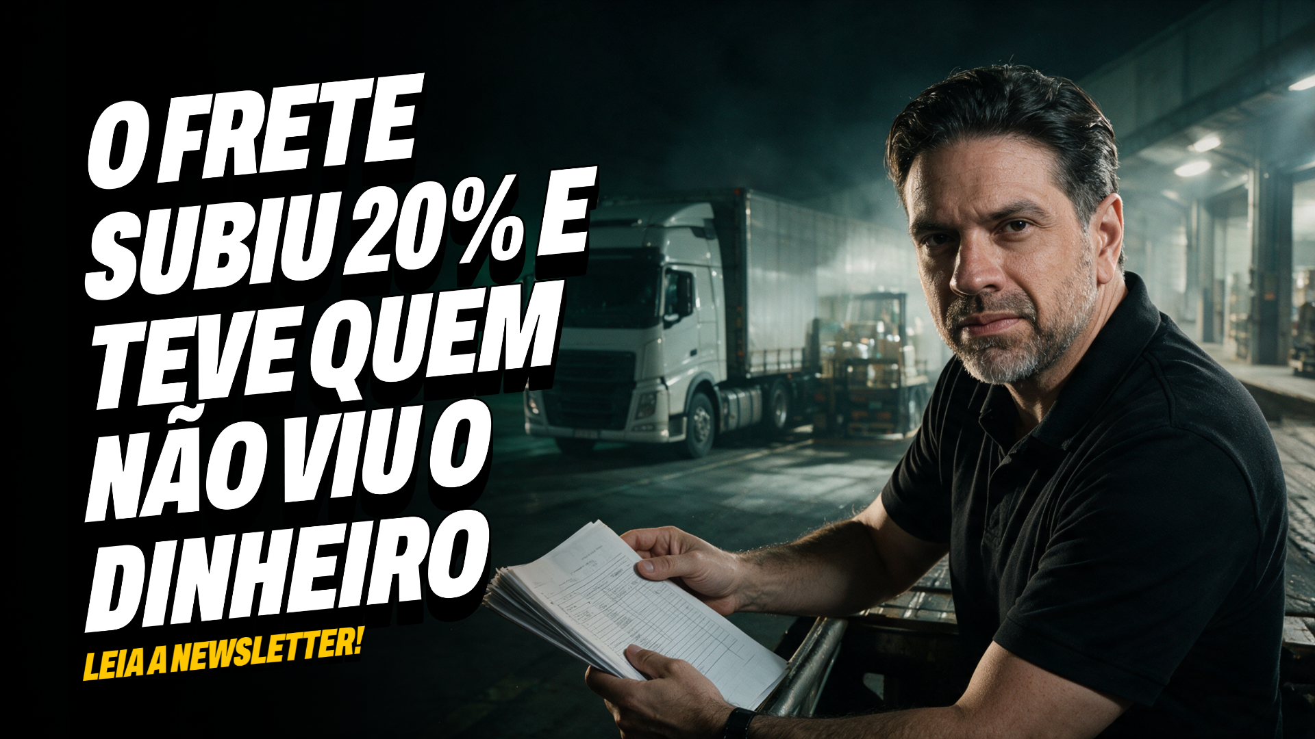 O frete subiu 20% e teve quem não viu o dinheiro