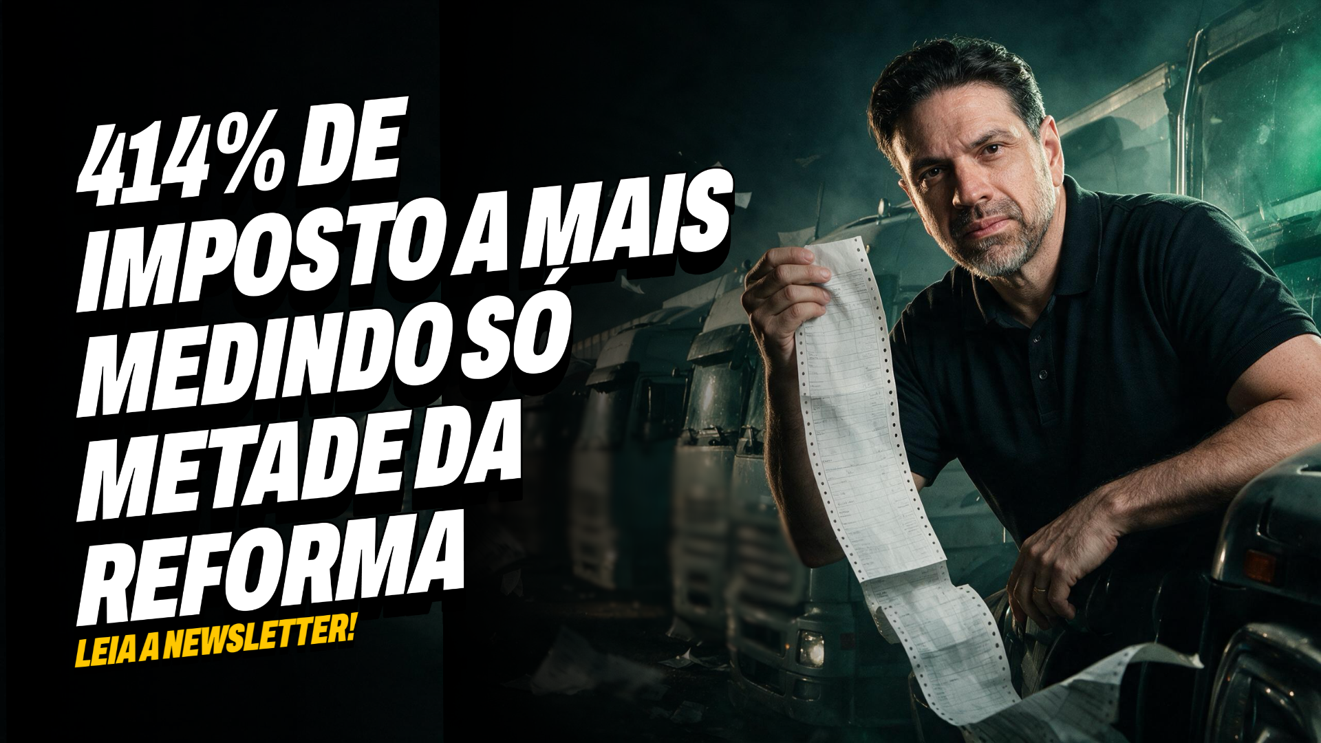 414% de imposto a mais medindo só metade da reforma