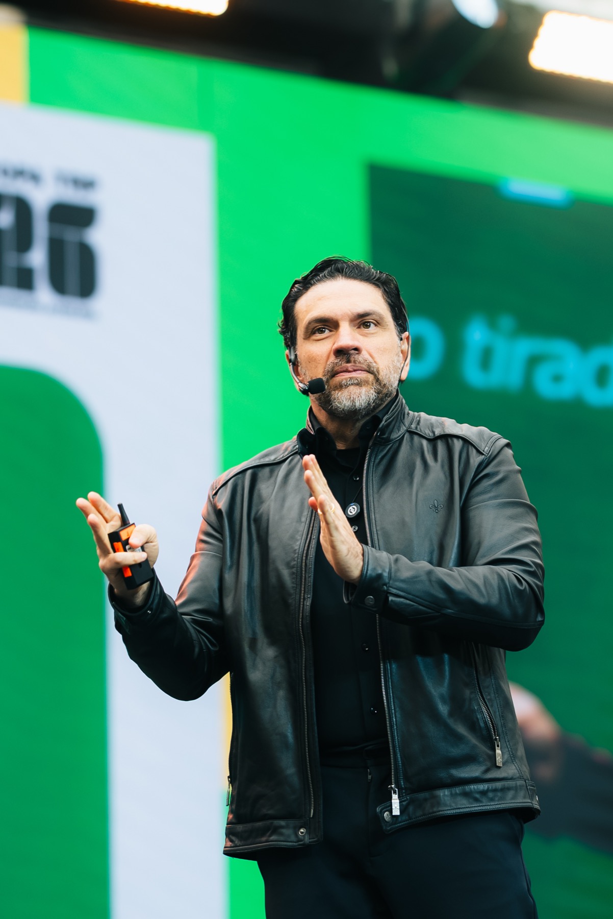 Flávio Batista em evento da FB Consult